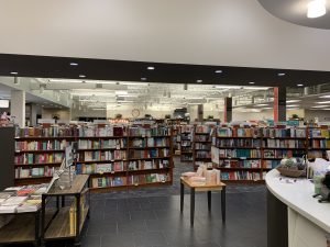 writer pilgrimage to bookstore