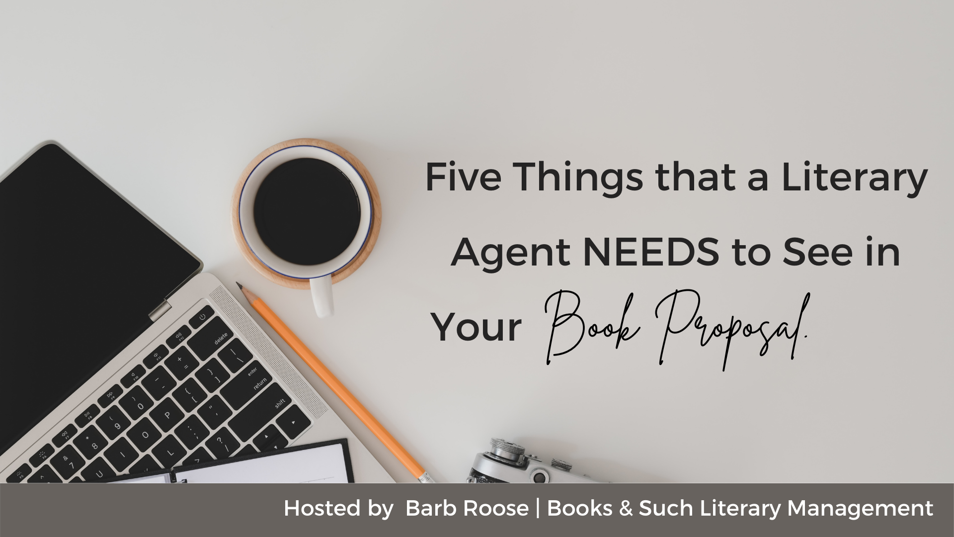 Overlay - five things literary agent - Books & Such Literary Management