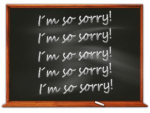 leave out apology